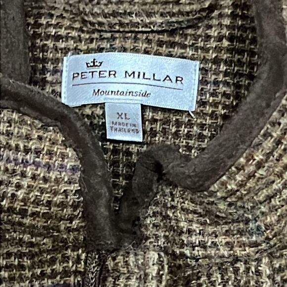 Peter Millar Wool Woven Coat Size XL - Picture 5 of 12
